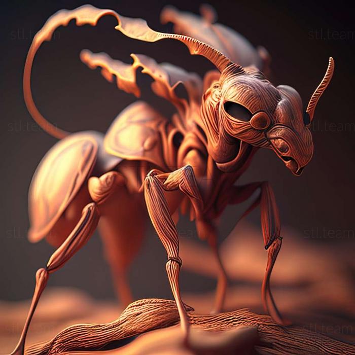 3D model Pheidole demeter (STL)